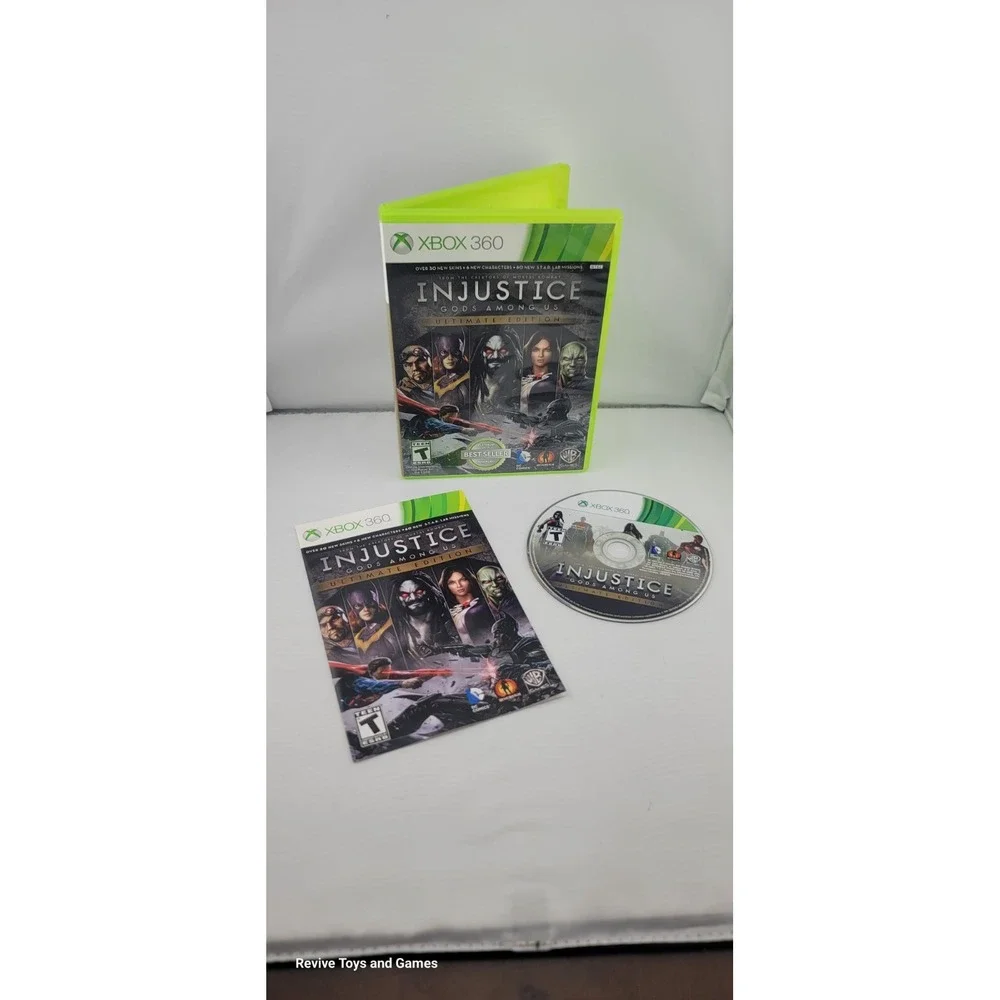 Injustice Gods Among Us Ultimate Edition (Microsoft Xbox 360, 2013) CIB Complete